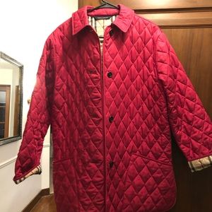 Burberry quilted coat